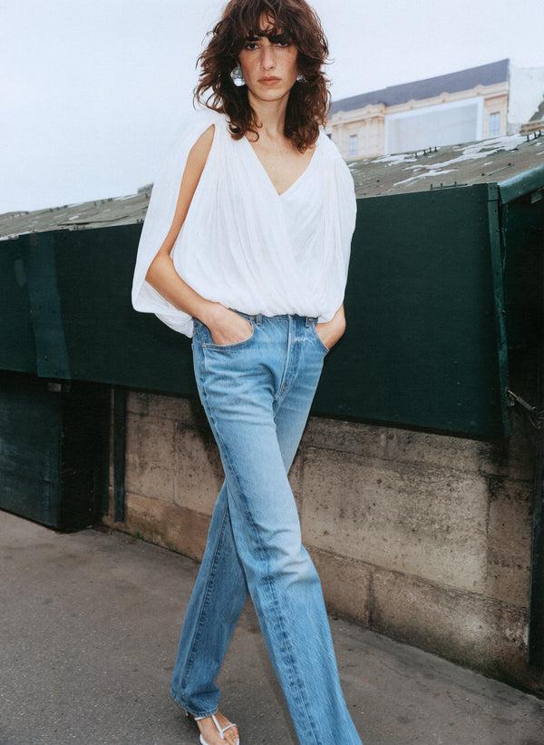 a.l.c. The 917 Slim Straight Jean Light Classic Blue