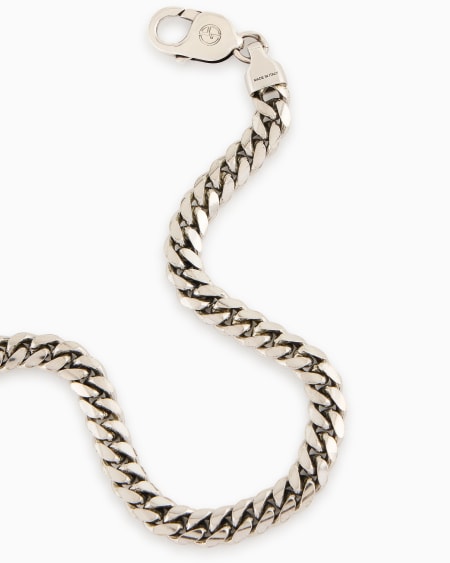 A|x Armani Exchange 925 Sterling Silver Chain Bracelet