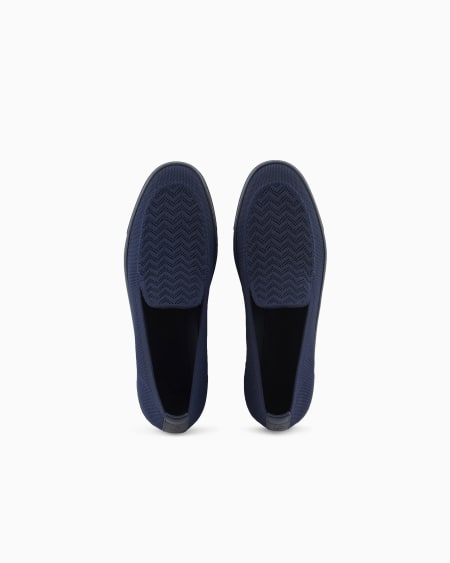 A|x Armani Exchange ASV Chevron Jacquard Slip-ons
