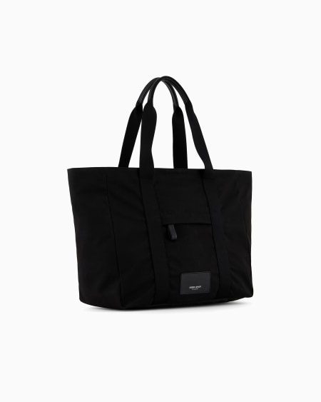 A|x Armani Exchange ASV Small Nylon Shopper Bag