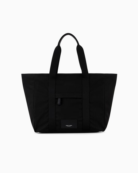 a|x armani exchange ASV small nylon shopper bag