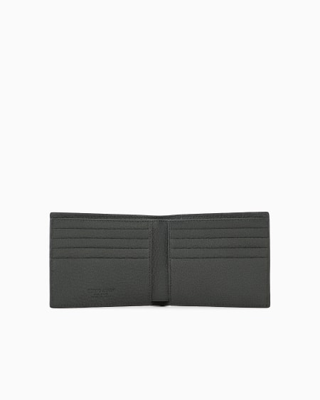 A|x Armani Exchange Bifold Leather Wallet