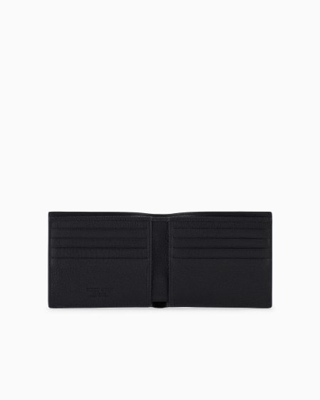 A|x Armani Exchange Bifold Leather Wallet