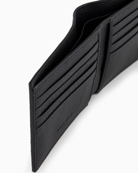 A|x Armani Exchange Bifold Leather Wallet