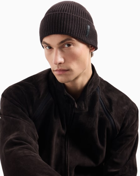 A|x Armani Exchange Cashmere Beanie