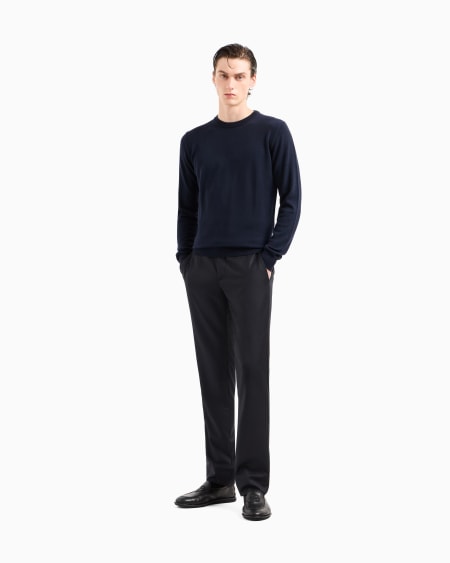 A|x Armani Exchange Cashmere Crew-neck Jumper
