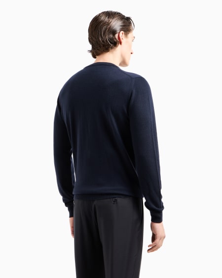 A|x Armani Exchange Cashmere Crew-neck Jumper