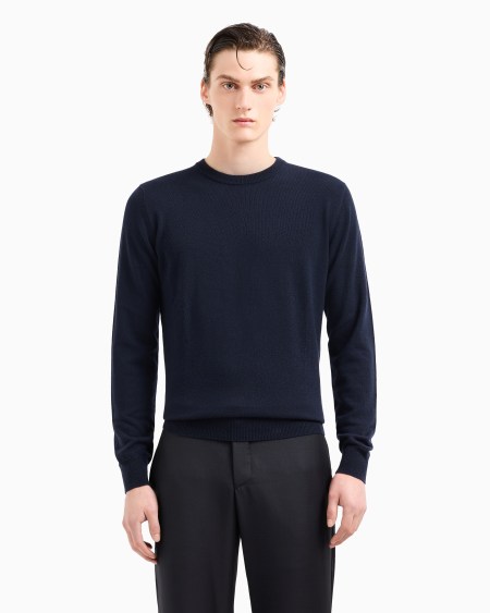 A|x Armani Exchange Cashmere Crew-neck Jumper