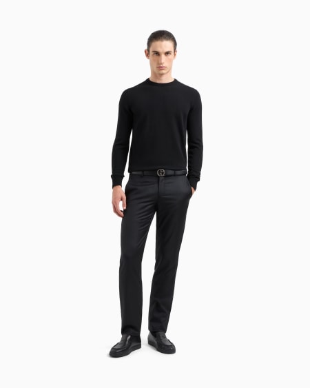 A|x Armani Exchange Cashmere Crew-neck Jumper