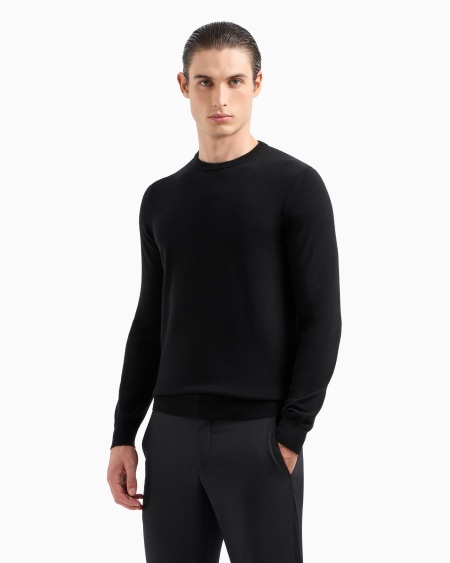 A|x Armani Exchange Cashmere Crew-neck Jumper