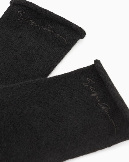 A|x Armani Exchange Cashmere Gloves