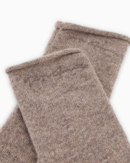 A|x Armani Exchange Cashmere Gloves