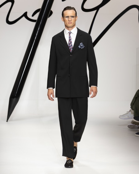 A|x Armani Exchange Classic Shirt In Cotton Twill