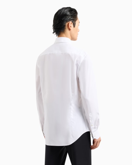 A|x Armani Exchange Cotton Canvas Shirt