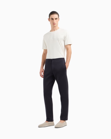 A|x Armani Exchange Cotton Double-jersey Trousers