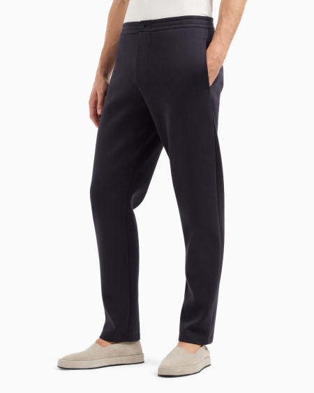 A|x Armani Exchange Cotton Double-jersey Trousers