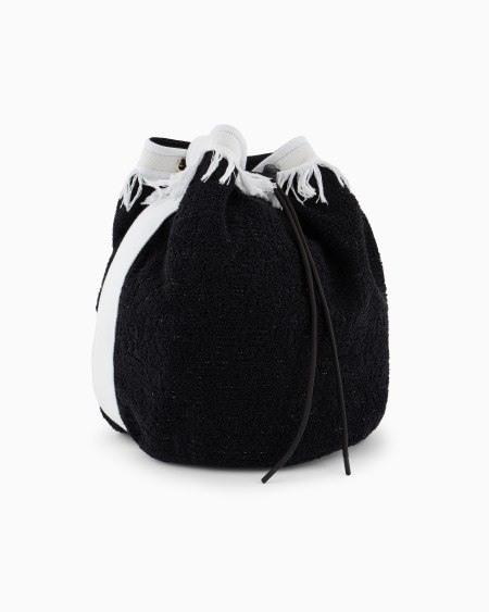 A|x Armani Exchange Cotton Terry Beach Bag