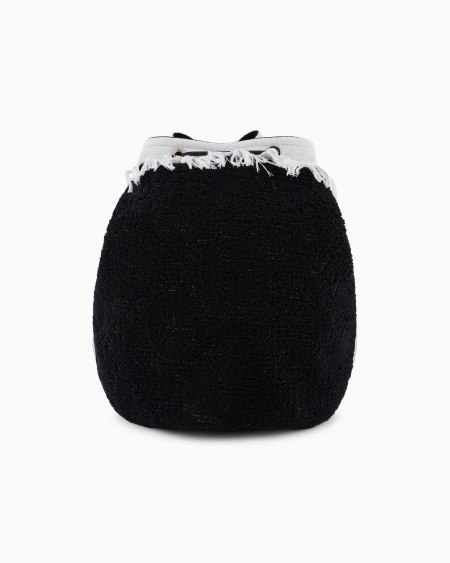 A|x Armani Exchange Cotton Terry Beach Bag