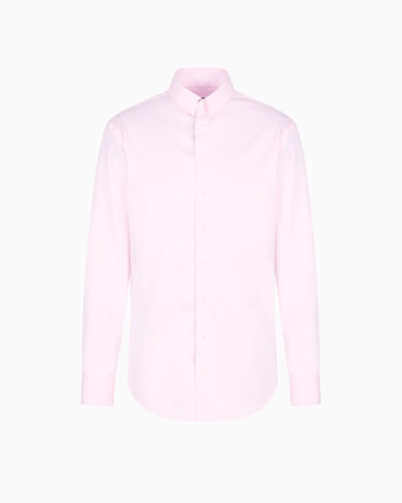 a|x armani exchange Cotton twill shirt