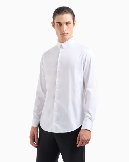 A|x Armani Exchange Cotton Twill Shirt