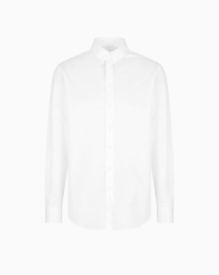 a|x armani exchange Cotton twill shirt