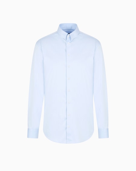 a|x armani exchange Cotton twill shirt