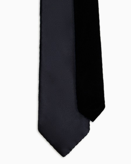A|x Armani Exchange Cupro Velvet Tie