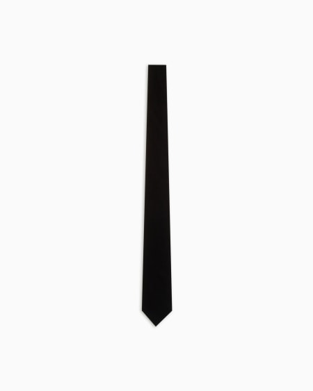 A|x Armani Exchange Cupro Velvet Tie