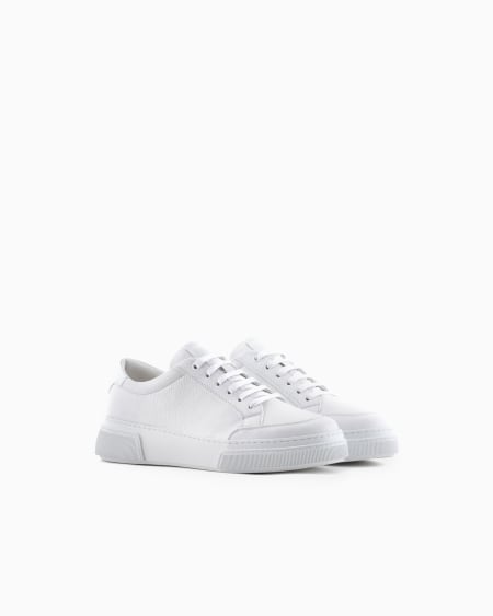 A|x Armani Exchange Deerskin Sneakers