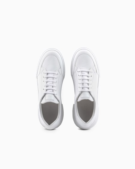 A|x Armani Exchange Deerskin Sneakers