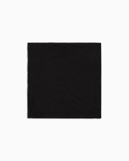 a|x armani exchange Embroidered silk foulard