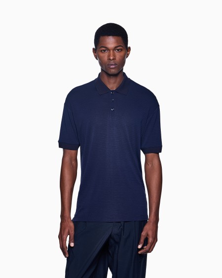 A|x Armani Exchange Embroidered Viscose Polo Shirt
