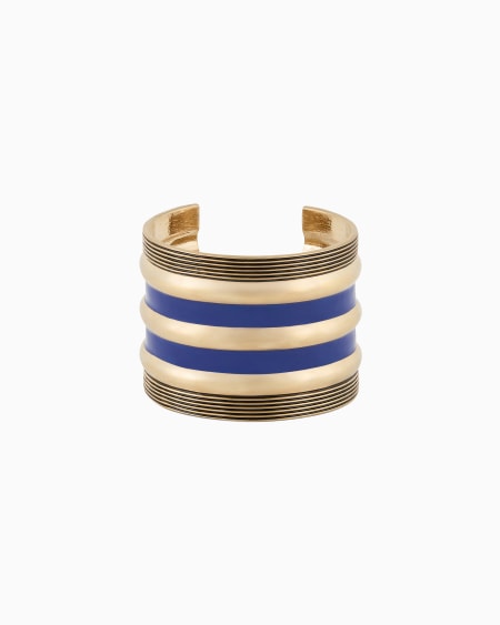 A|x Armani Exchange Enamelled Metal Bangle