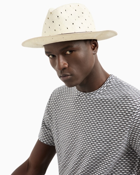 A|x Armani Exchange Fedora Hats