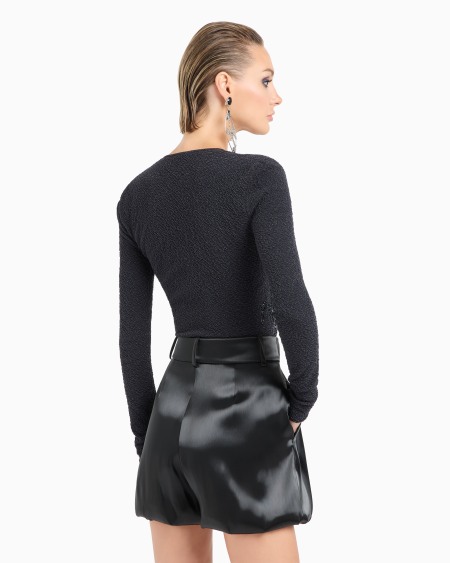 A|x Armani Exchange Fluid Silk Shorts