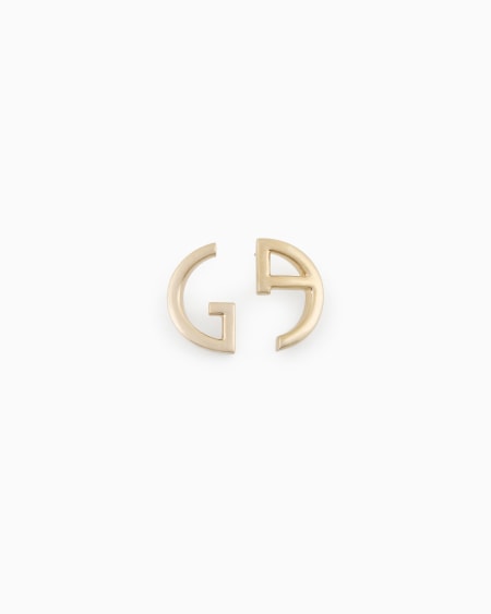 a|x armani exchange GA logo-shaped earrings