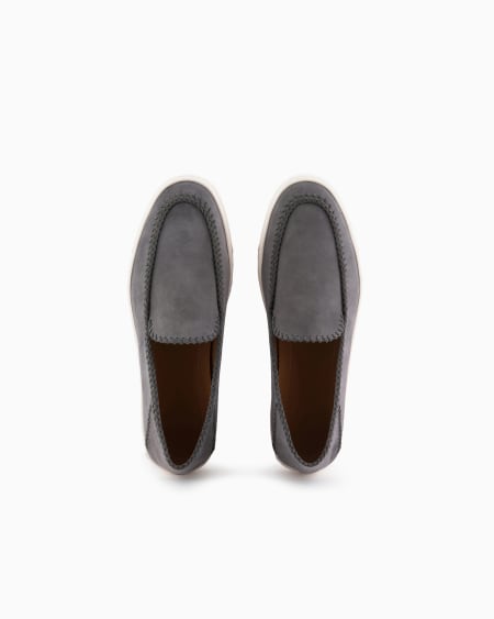 A|x Armani Exchange Galleria 3 Suede Slip-ons