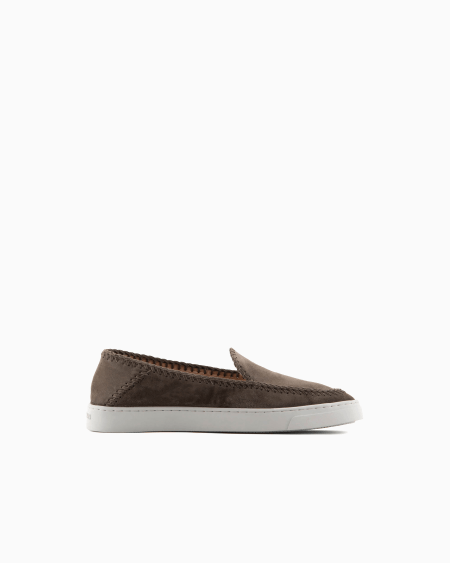 a|x armani exchange Galleria 3 Suede slip-ons