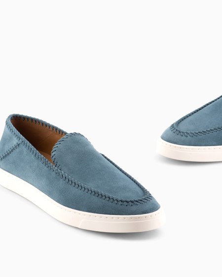 A|x Armani Exchange Galleria 3 Suede Slip-ons