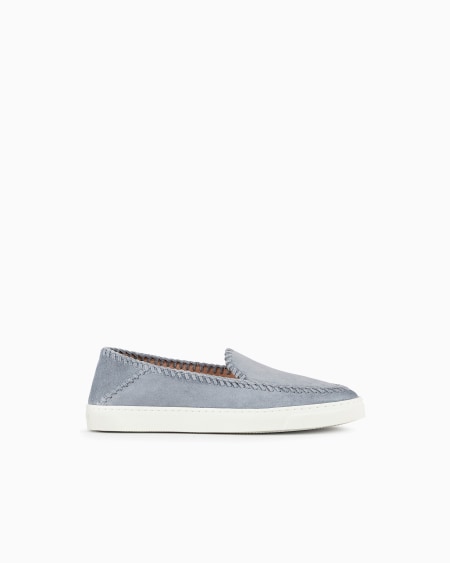 a|x armani exchange Galleria 3 Suede slip-ons