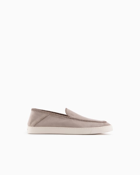 a|x armani exchange Galleria 3 suede slip-ons