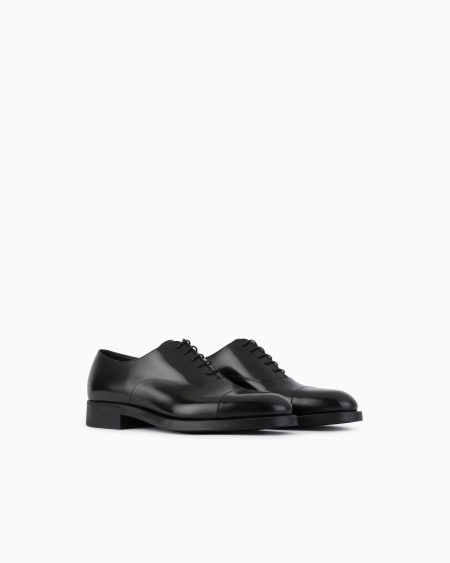 A|x Armani Exchange Gradient Leather Oxford Shoes
