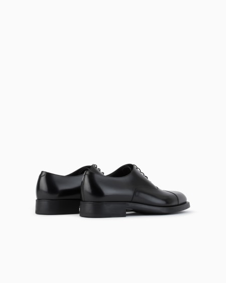 A|x Armani Exchange Gradient Leather Oxford Shoes