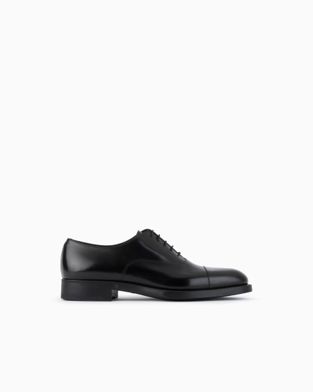 a|x armani exchange Gradient leather Oxford shoes
