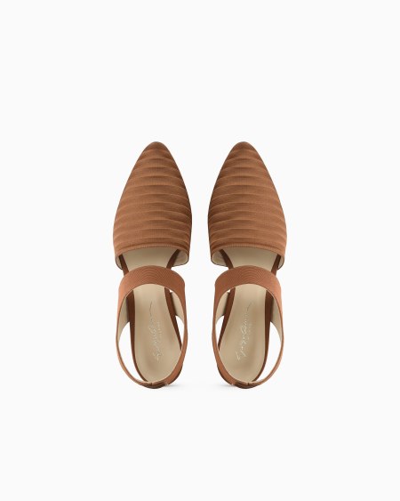 A|x Armani Exchange Grosgrain Ballerinas