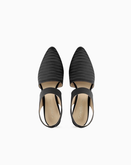 A|x Armani Exchange Grosgrain Ballerinas