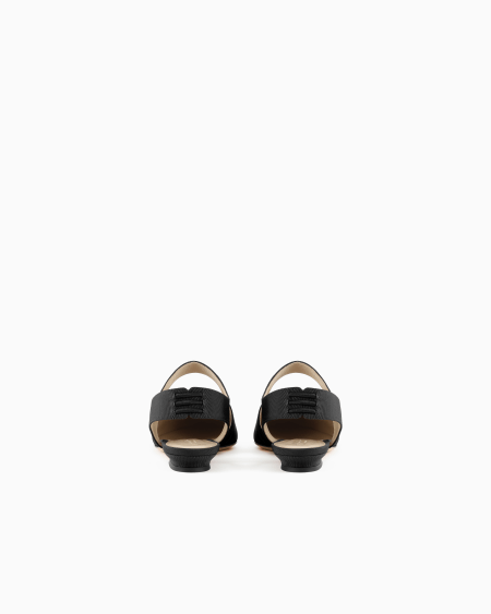 A|x Armani Exchange Grosgrain Ballerinas