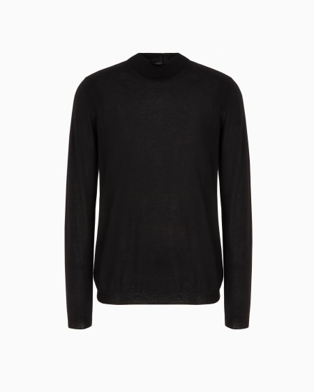 a|x armani exchange Icon cashmere mock-neck jumper
