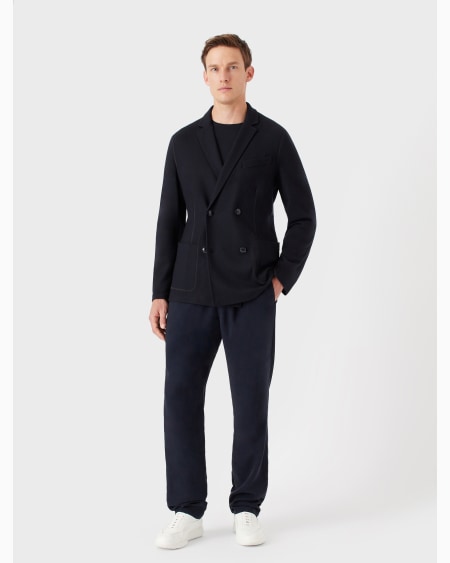 A|x Armani Exchange Icon Cupro Drawstring Trousers