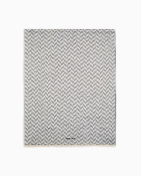 a|x armani exchange Jacquard cashmere stole